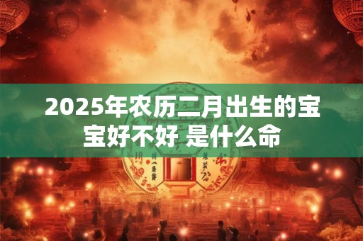 2025年农历二月出生的宝宝好不好 是什么命