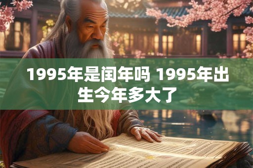 1995年是闰年吗 1995年出生今年多大了 1995年是闰年吗 1995年出生今年多大了