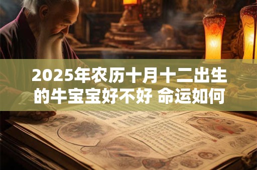 2025年农历十月十二出生的牛宝宝好不好 命运如何