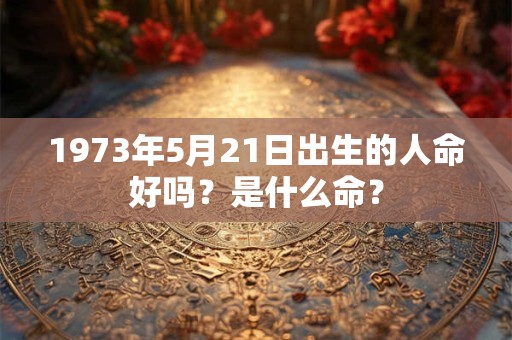 1973年5月21日出生的人命好吗？是什么命？