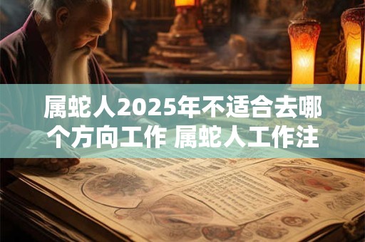 属蛇人2025年不适合去哪个方向工作 属蛇人工作注意事项