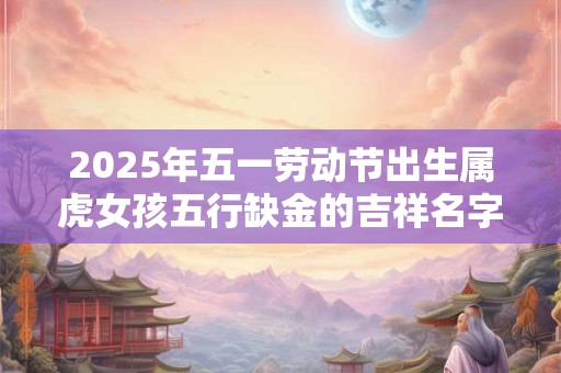 2025年五一劳动节出生属虎女孩五行缺金的吉祥名字
