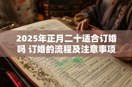 2026年正月二十适合订婚吗 订婚的流程及注意事项 2026年正月二十适合订婚吗 订婚的流程及注意事项