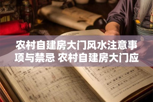 农村自建房大门风水注意事项与禁忌 农村自建房大门应注意的风水要点