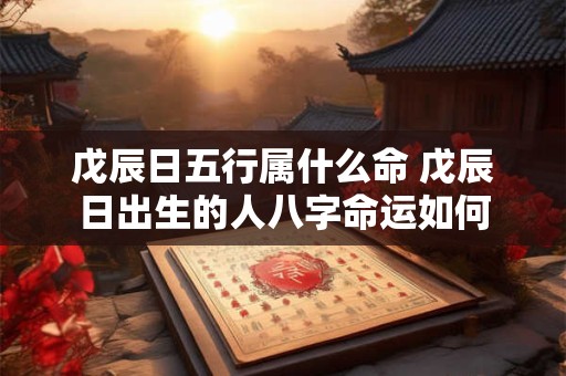 戊辰日五行属什么命 戊辰日出生的人八字命运如何