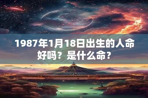 1987年1月18日出生的人命好吗？是什么命？