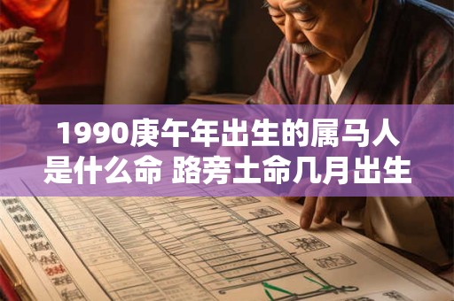 1990庚午年出生的属马人是什么命 路旁土命几月出生最好