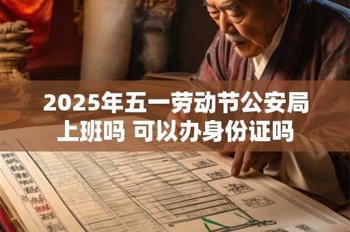 2025年五一劳动节公安局上班吗 可以办身份证吗 2025年五一劳动节公安局上班吗 可以办身份证吗