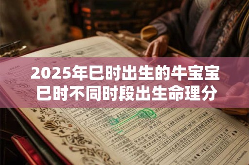 2025年巳时出生的牛宝宝 巳时不同时段出生命理分析