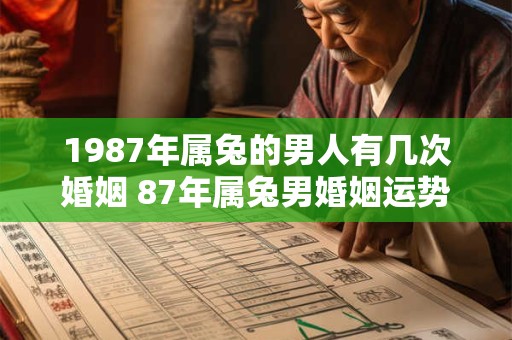 1987年属兔的男人有几次婚姻 87年属兔男婚姻运势
