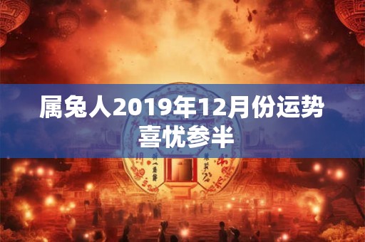 属兔人2019年12月份运势 喜忧参半