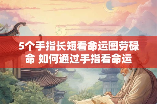 5个手指长短看命运图劳碌命 如何通过手指看命运