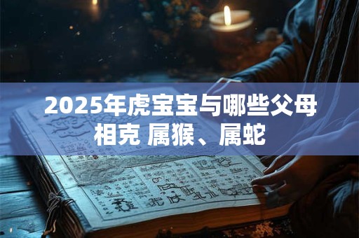 2025年虎宝宝与哪些父母相克 属猴、属蛇