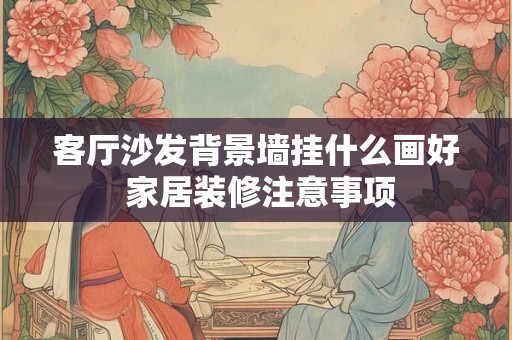 客厅沙发背景墙挂什么画好 家居装修注意事项