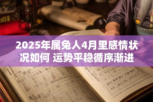 2025年属兔人4月里感情状况如何 运势平稳循序渐进