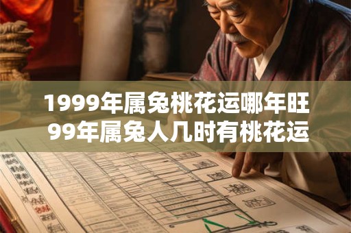 1999年属兔桃花运哪年旺 99年属兔人几时有桃花运