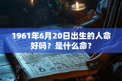 1961年6月20日出生的人命好吗？是什么命？