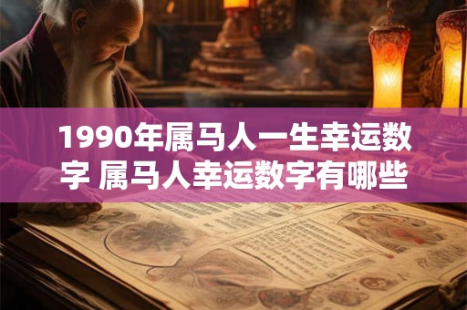 1990年属马人一生幸运数字 属马人幸运数字有哪些