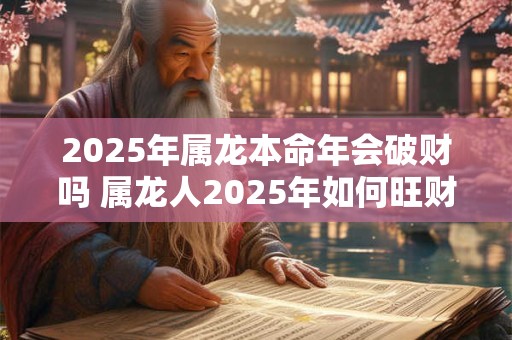 2025年属龙本命年会破财吗 属龙人2025年如何旺财