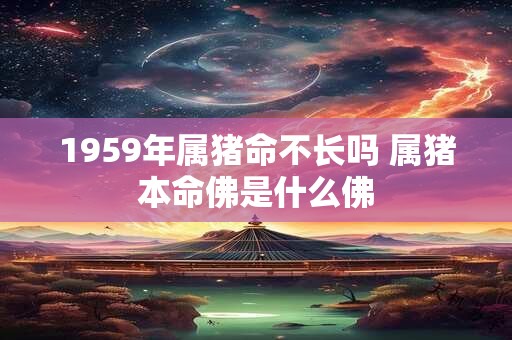 1959年属猪命不长吗 属猪本命佛是什么佛