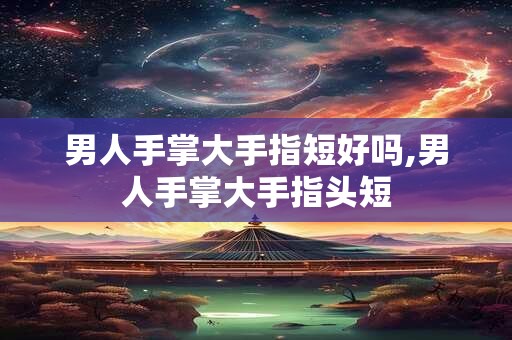 男人手掌大手指短好吗,男人手掌大手指头短