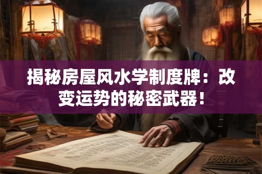 揭秘房屋风水学制度牌：改变运势的秘密武器！