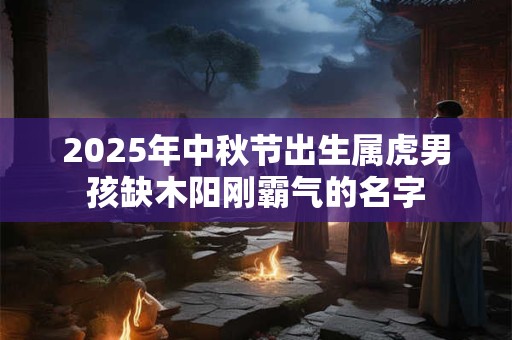 2025年中秋节出生属虎男孩缺木阳刚霸气的名字 2025年中秋节出生属虎男孩缺木阳刚霸气的名字