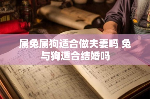 详细阅读:属兔属狗适合做夫妻吗 兔与狗适合结婚吗 属兔属狗适合做夫妻吗 兔与狗适合结婚吗