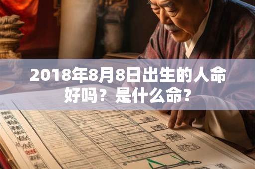 详细阅读:2018年8月8日出生的人命好吗?是什么命? 2018年8月8日出生的人命好吗?是什么命?