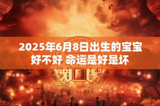 2025年6月8日出生的宝宝好不好 命运是好是坏