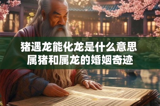 猪遇龙能化龙是什么意思 属猪和属龙的婚姻奇迹