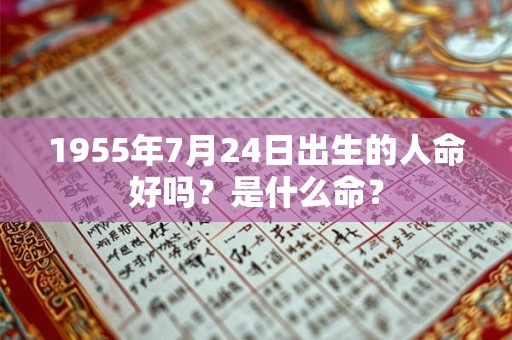 1955年7月24日出生的人命好吗？是什么命？