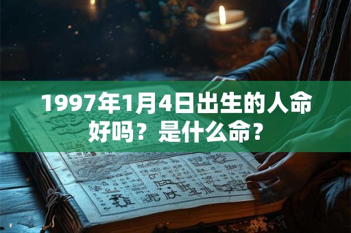 1997年1月4日出生的人命好吗？是什么命？