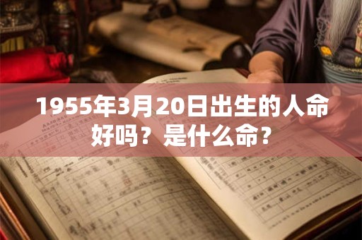 1955年3月20日出生的人命好吗？是什么命？