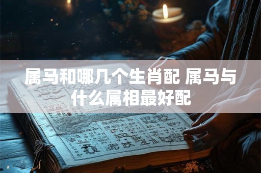属马和哪几个生肖配 属马与什么属相最好配