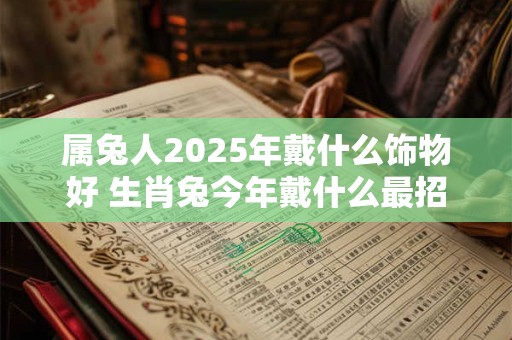 属兔人2025年戴什么饰物好 生肖兔今年戴什么最招财