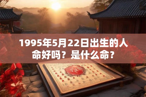 1995年5月22日出生的人命好吗？是什么命？