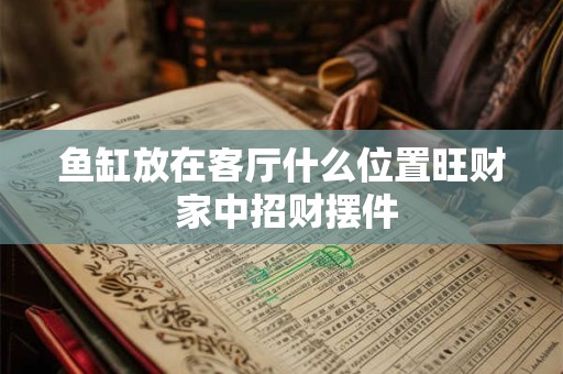 鱼缸放在客厅什么位置旺财 家中招财摆件