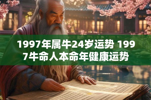 1997年属牛24岁运势 1997牛命人本命年健康运势