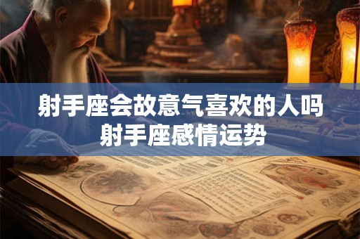 射手座会故意气喜欢的人吗 射手座感情运势