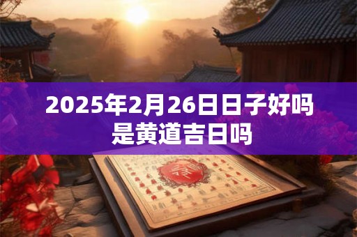 2025年2月26日日子好吗 是黄道吉日吗