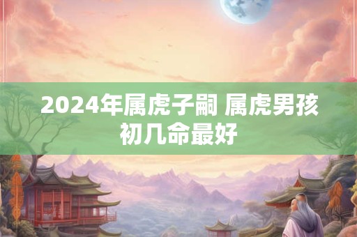 2024年属虎子嗣 属虎男孩初几命最好