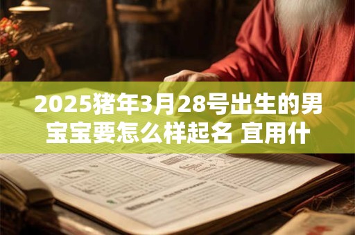 2025猪年3月28号出生的男宝宝要怎么样起名 宜用什么字