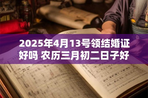 详细阅读:2025年4月13号领结婚证好吗 农历三月初二日子好吗 2025年4月13号领结婚证好吗 农历三月初二日子好吗