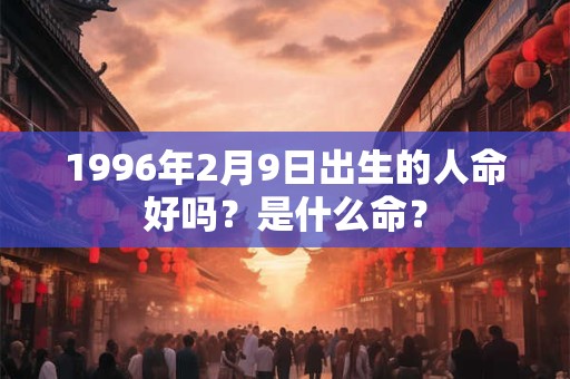 1996年2月9日出生的人命好吗？是什么命？