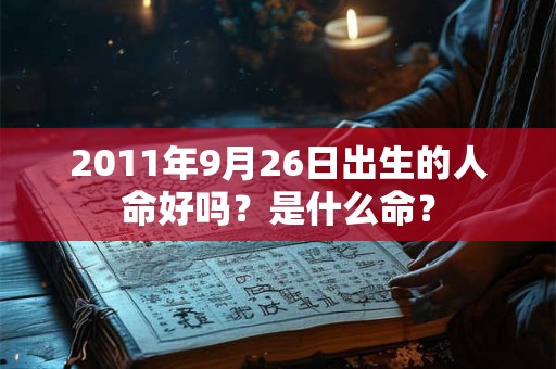 2011年9月26日出生的人命好吗？是什么命？