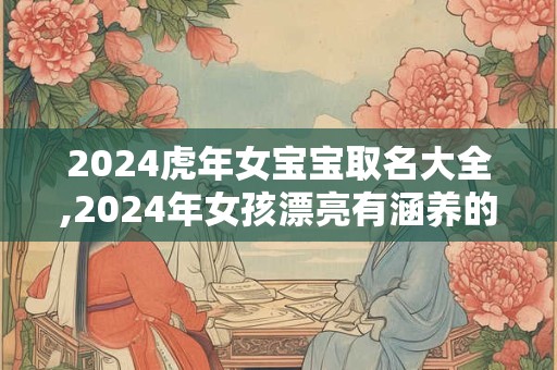 2024虎年女宝宝取名大全,2024年女孩漂亮有涵养的名字