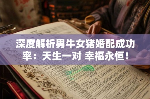 深度解析男牛女猪婚配成功率：天生一对 幸福永恒！