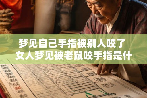 梦见自己手指被别人咬了 女人梦见被老鼠咬手指是什么预兆