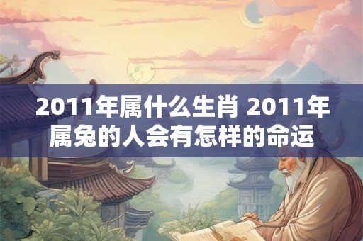 2011年属什么生肖 2011年属兔的人会有怎样的命运